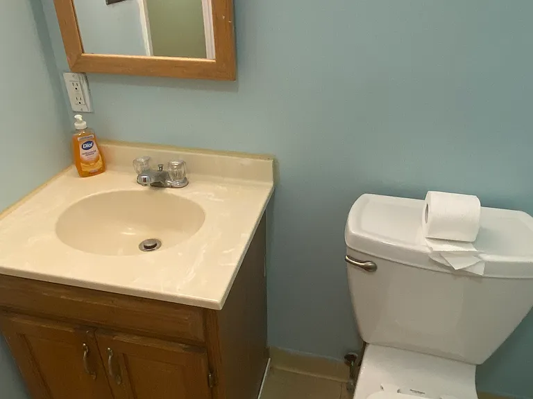 Second Floor Hall Bathroom sink/toilet