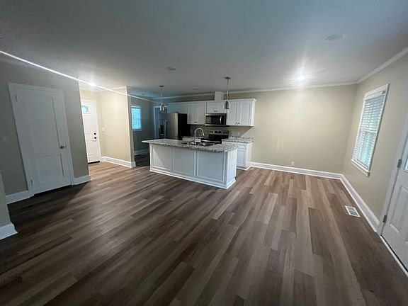 Showing view of Kitchen area from the 
Living Room