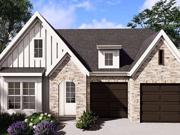 Elevation B with Brick Accent