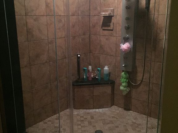 Master bath custom shower