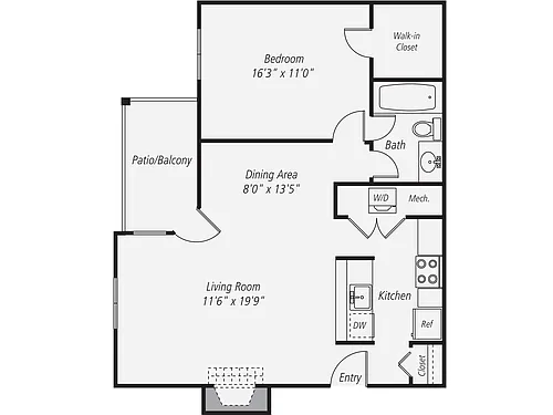 Floor plan A1