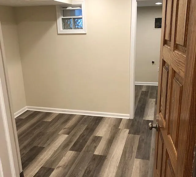 front bedroom with view into small den