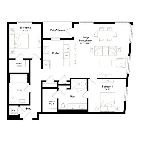 Floor plan B8