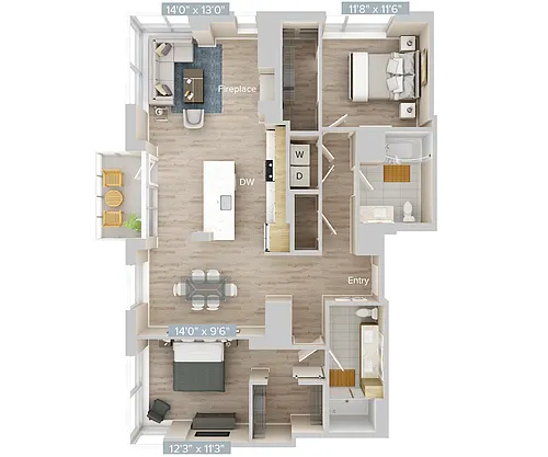 Floor plan 2104