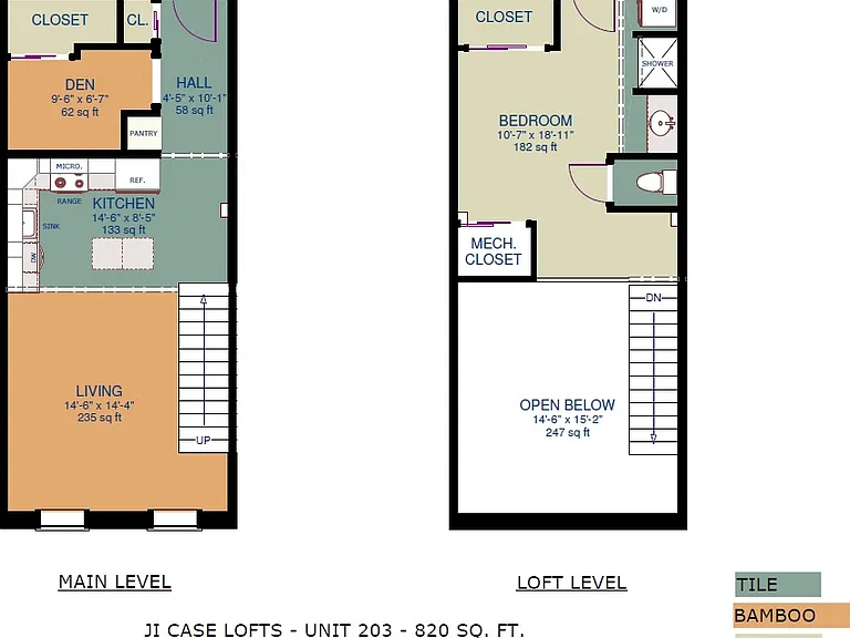 Case 203 Floorplan