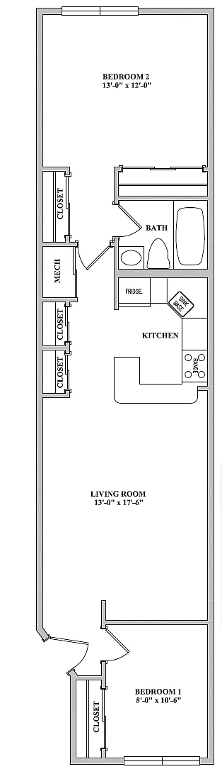 Floor plan Chelsea I