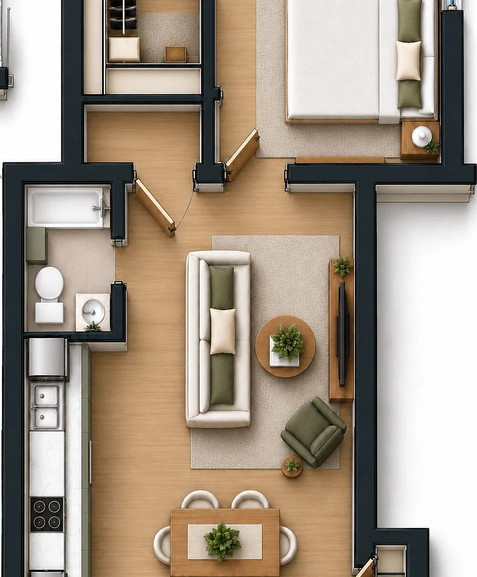 1 bed, $1,750 — Photo 3