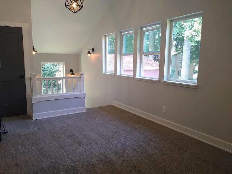 Upstairs living area