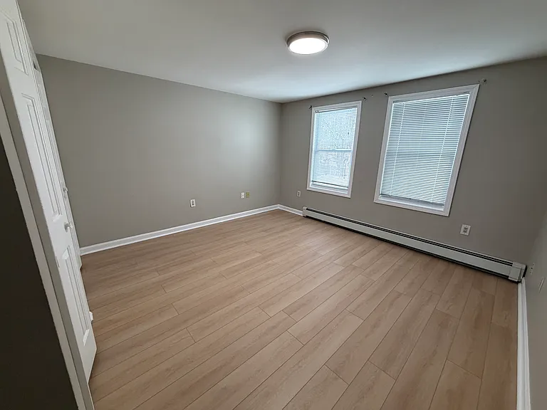 Master bed w/ 2 closets - can fit a king bed and dresser