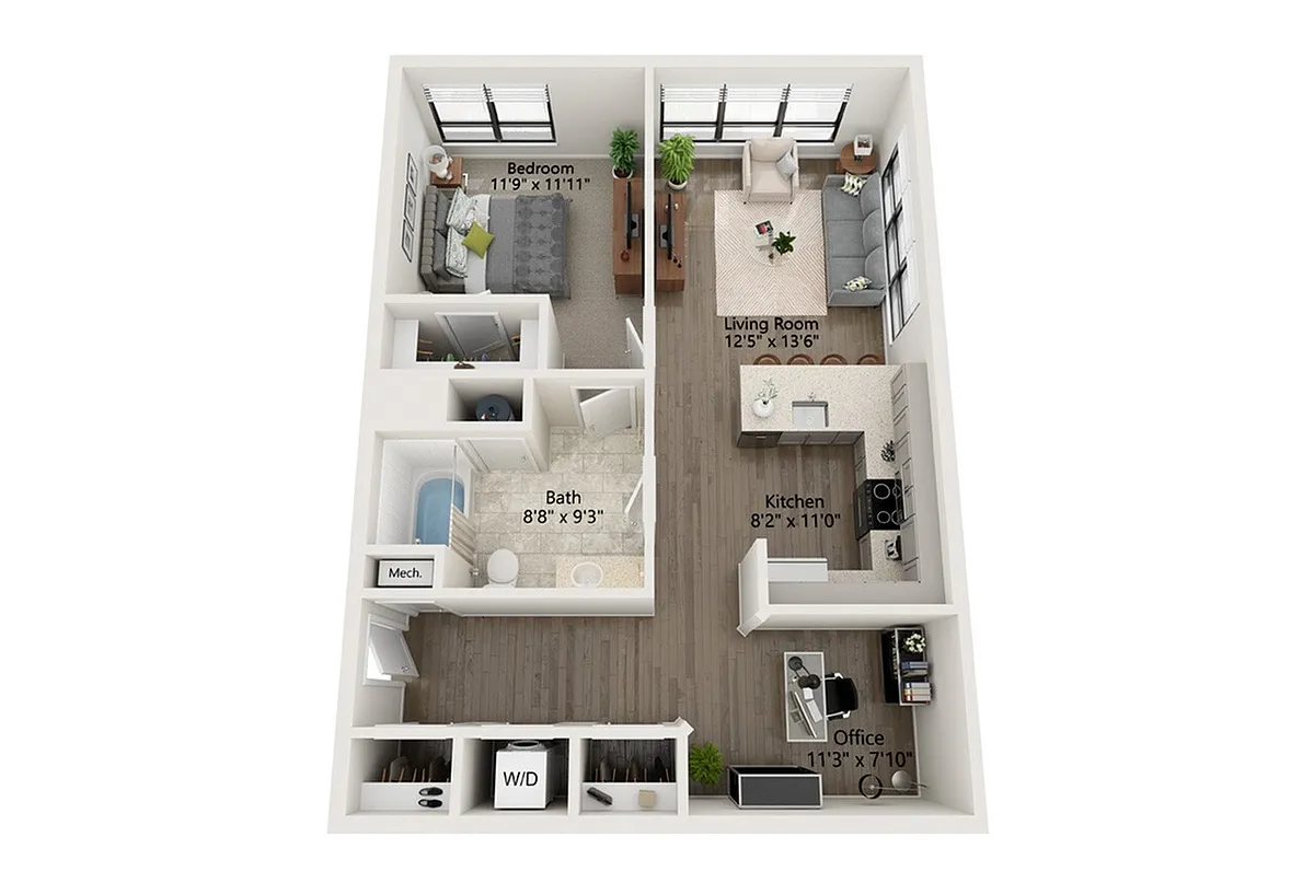 Floor plan A18