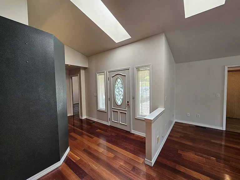 Custom front door.