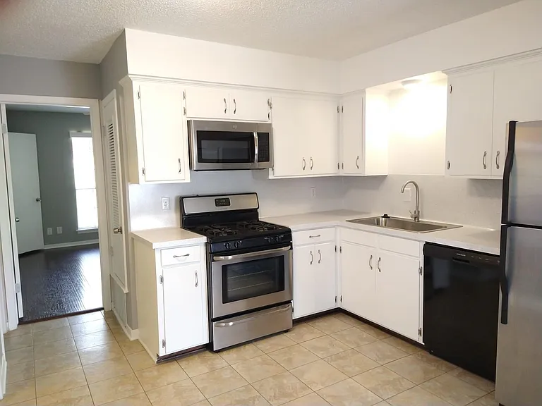 Stainless steel appliances.