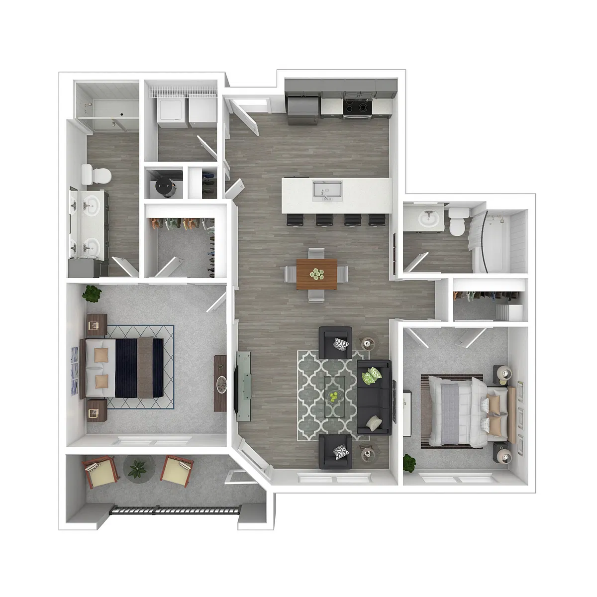 Floor plan Landing