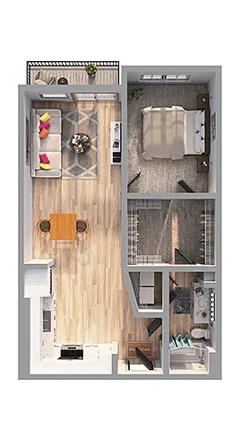 Floor plan A1D