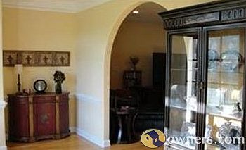 A view from the Foyer looking into the Den