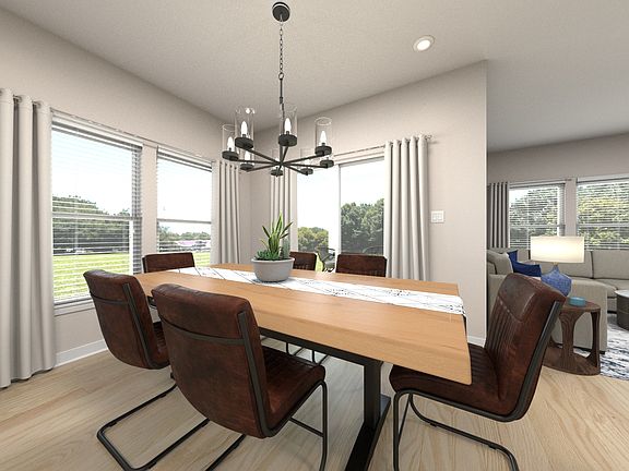 Virtually Staged Dining Room