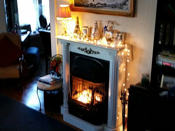 Gas Fireplace in Living Room