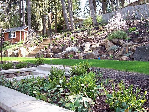 Backyard Lawn Second Level