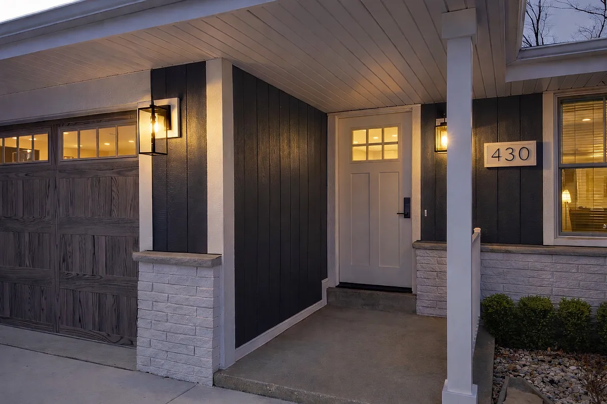covered front porch - 430 Arlington Dr
