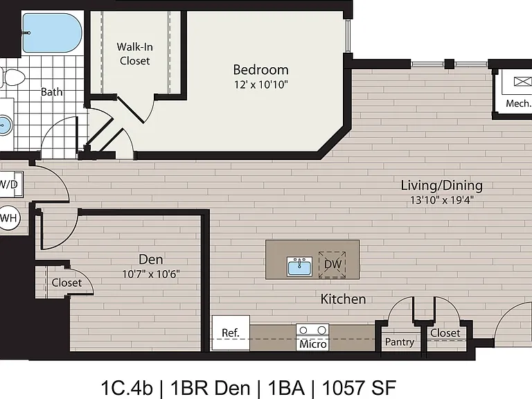 1BD/1BA with Den 1BD/1BA with Den