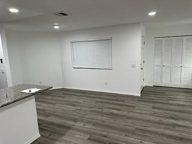 Separate dining area.