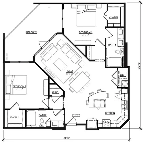 Floor plan Gardenia | B2