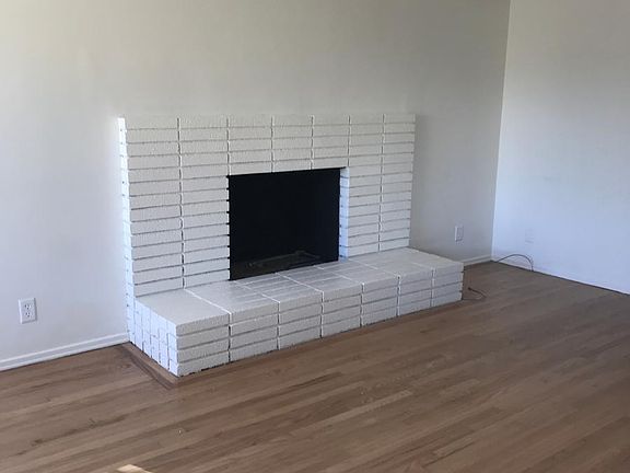 Newly refurbished fireplace