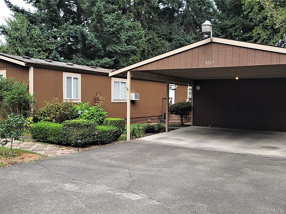 Home includes a 2 car carport and storage shed>