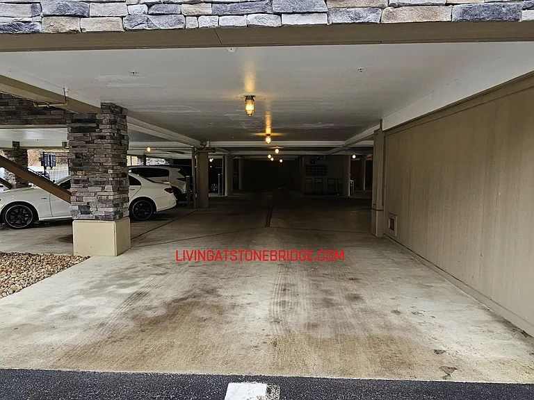 Underneath garage