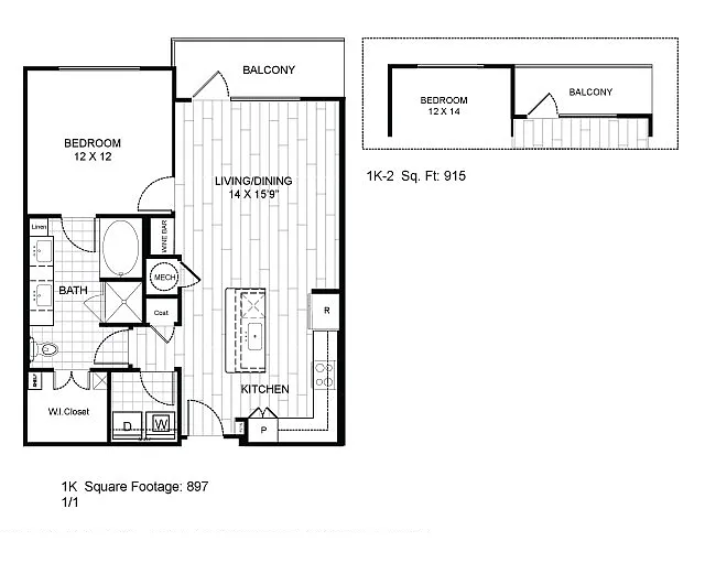 Floor plan A6 Classic