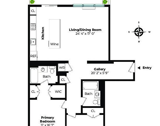 2nd image of 555 W 23rd St APT S14b