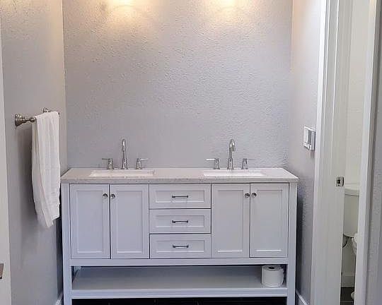 Master Bathroom double sink vanity