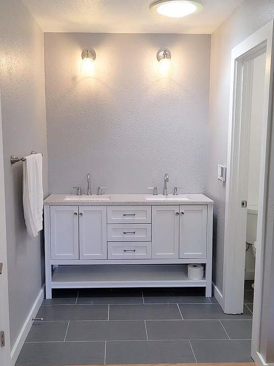 Master Bathroom double sink vanity