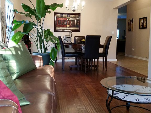 Dining room and living room