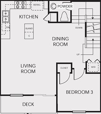 Layout of 2nd floor