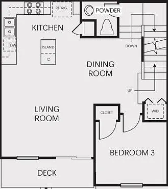 Layout of 2nd floor