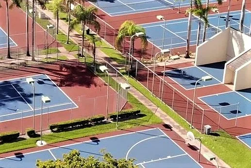 Sports grounds at the Club House.