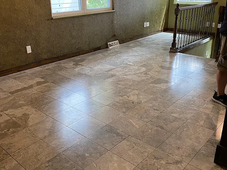 Upper living area