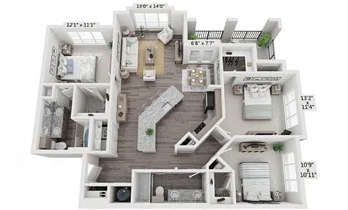 Floor plan C1
