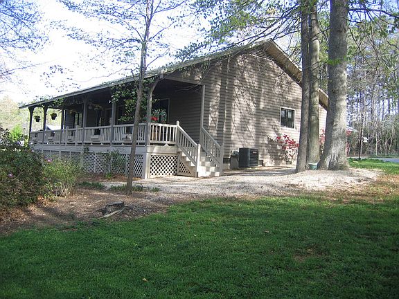 Enjoy a lovely view from the covered porch