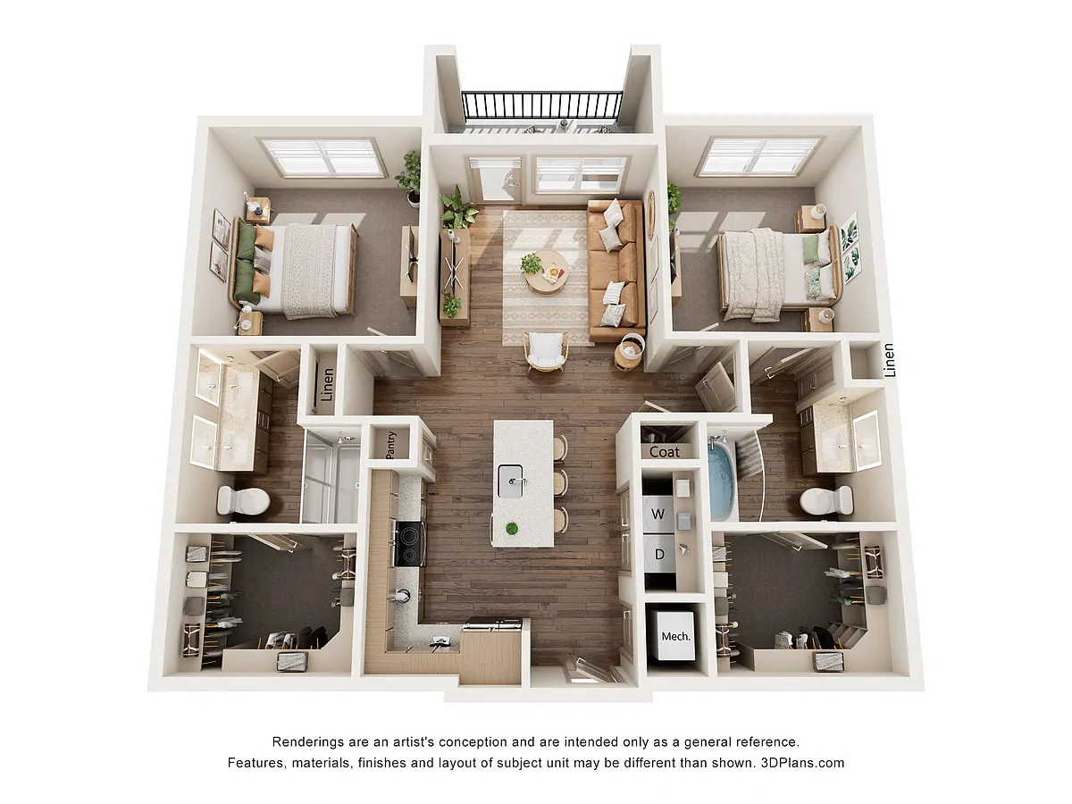 Floor plan B1a