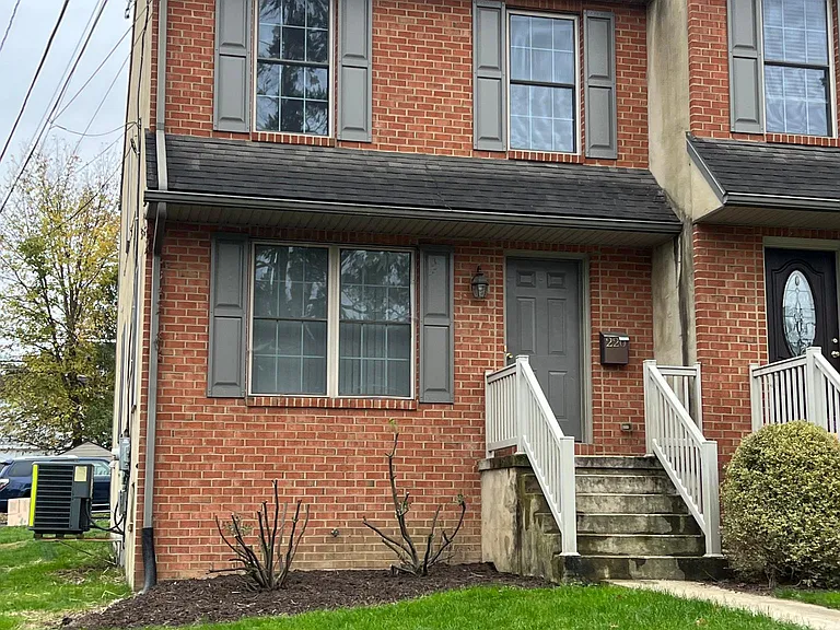 Front view of duplex