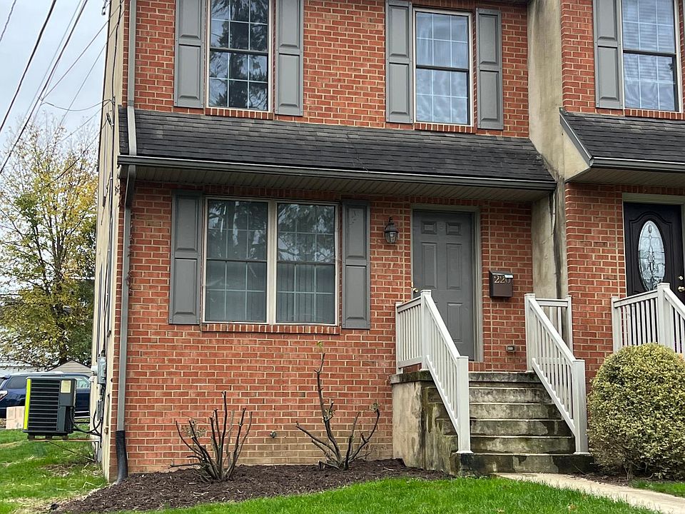 Front view of duplex