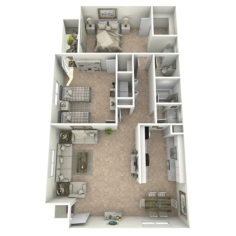 Floor plan 2X2