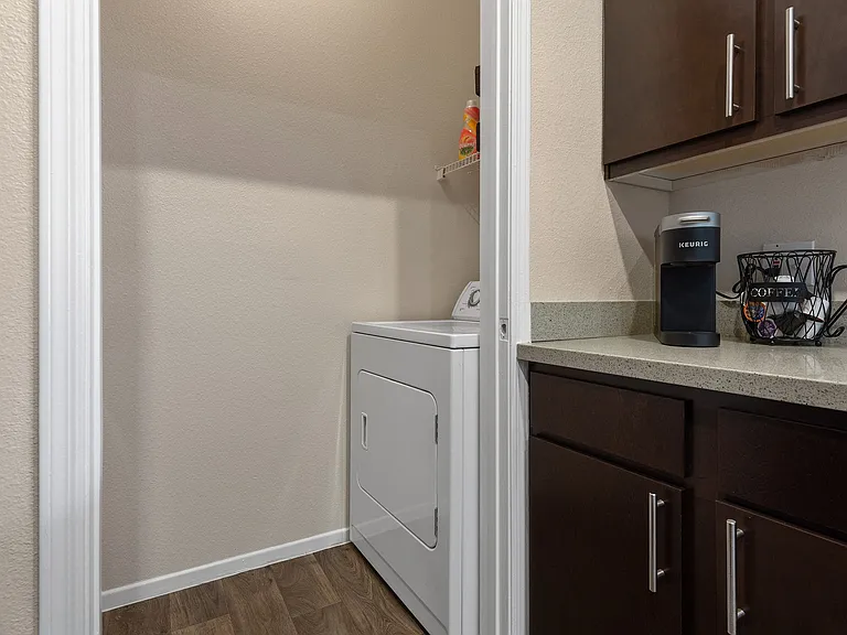 Full Size Washers and Dryers in Each Unit