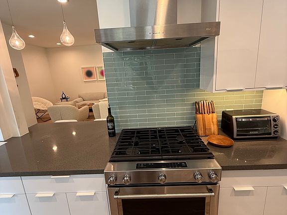 Gas stove with hood