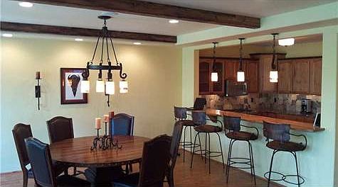 Open concept kitchen