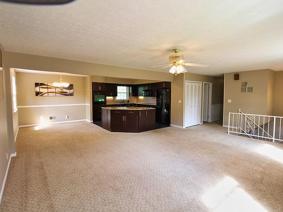 Great Room with Living Room, Dining Room and Kitchen.