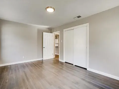 Master bedroom with large closet