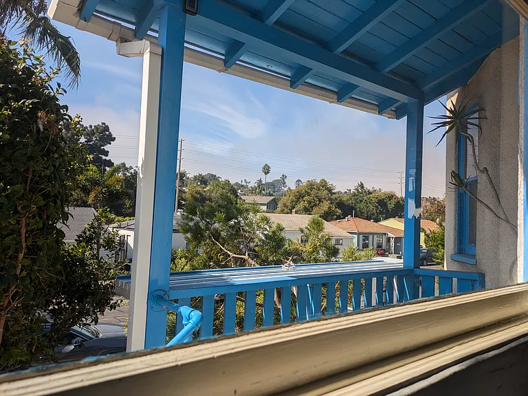 View from living room window